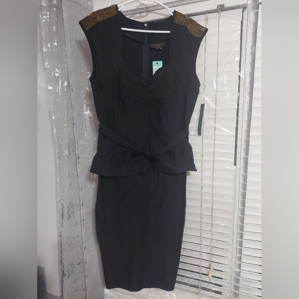 NWT Stop Staring Peplum Dress size 18